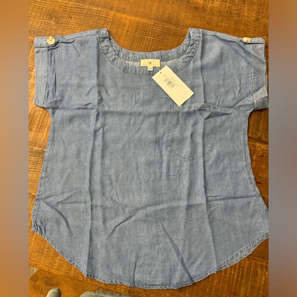 Casual Blue Women's Blouse